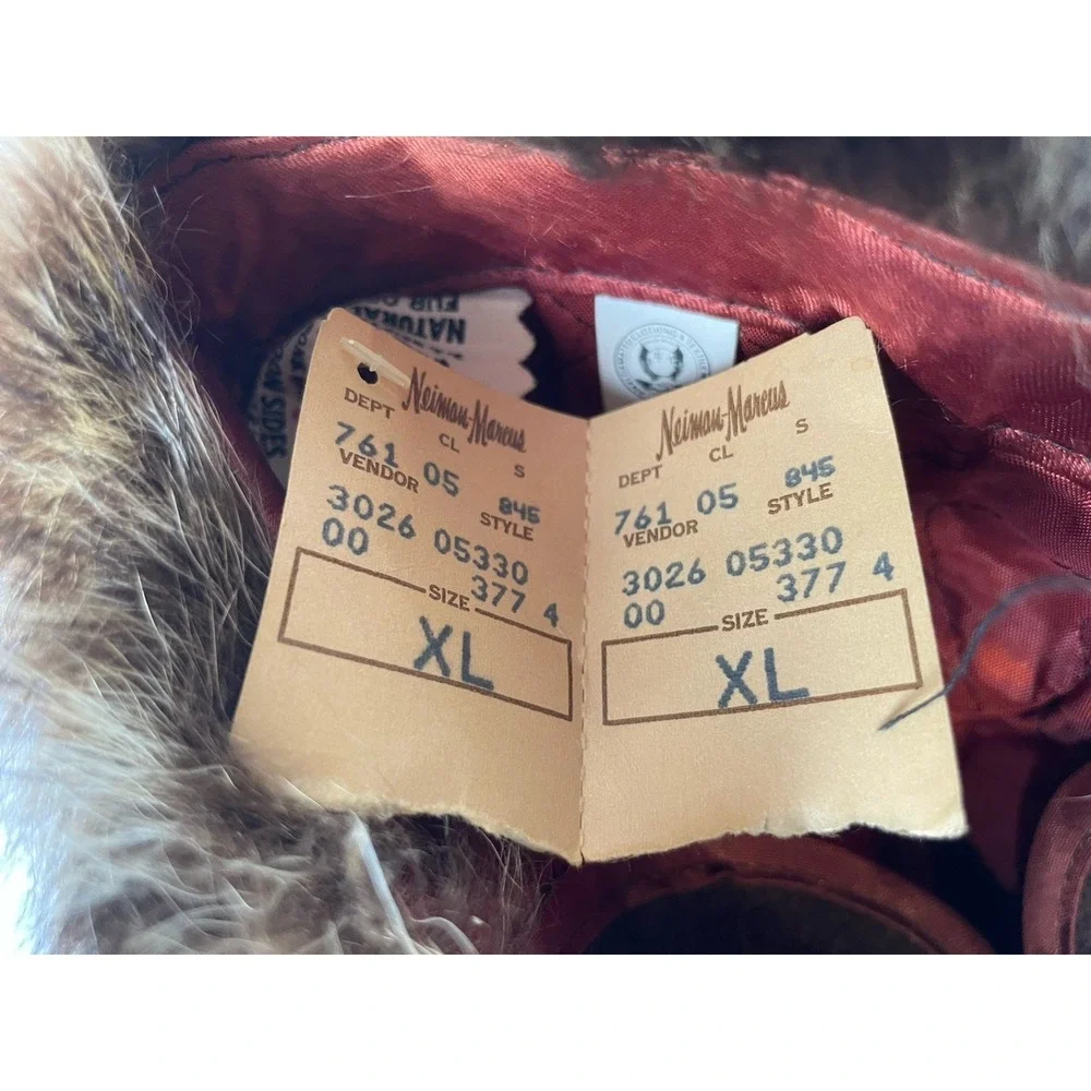 Natural Racoon Sides Fur Hat North King J.J Seifter & Sons Inc Union Made XL VGT
